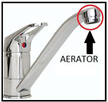 Load image into Gallery viewer, Bench Counter Top Water Filter Sink Mixer Tap Thread Adapter