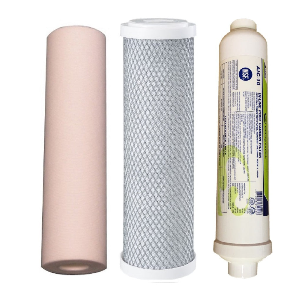 Sentry reverse osmosis filter pack carbon block GAC filters stage 4