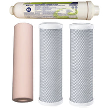 Load image into Gallery viewer, Sentry reverse osmosis RO filter pack easywell in-line post carbon block filters stage 5
