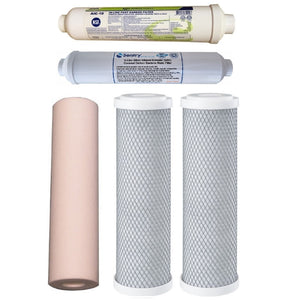 Sentry reverse osmosis filter pack antibacterial silver infused GAC and easywell post carbon filters
