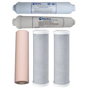 Sentry reverse osmosis RO filter pack negative potential alkaline and carbon calcite filters stage 6