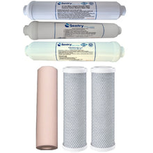 Load image into Gallery viewer, Sentry reverse osmosis filter pack antibacterial silver infused, alkaline and mineralising filters