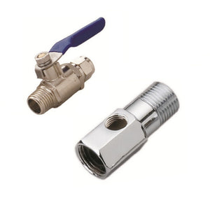 1/2" insert with ball valve for water inlet connection