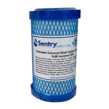 Load image into Gallery viewer, Sentry Water Filters 5uM Activated Coconut Shell Carbon Block Filter