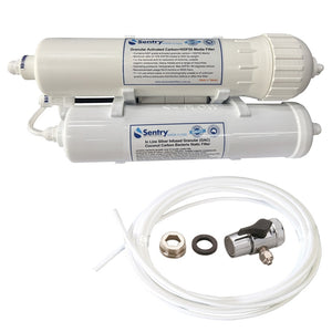 Sentry Water Filters HRO3 NJ High Volume Portable Handheld antibacterial Filter installation kit with kitchen mixer tap connection option