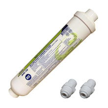 Load image into Gallery viewer, Sentry Water Filters inline GAC easywell granular carbon fridge filters with two quick fit connectors