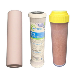 Sentry Water Filters Reverse Osmosis RO PRO DJ-5 high volume pre-filters with resin cartridge No membrane included