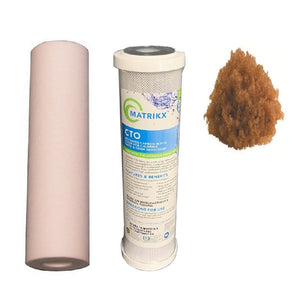 Sentry Water Filters Reverse Osmosis RO PRO DJ-5 high volume pre-filters with One resin refill NO membrane and resin cartridge 