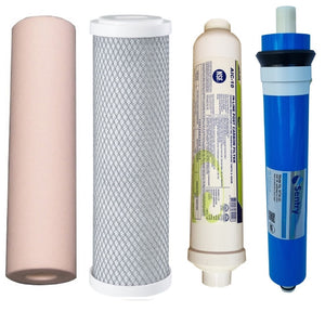 Sentry Water Filters reverse osmosis RO filter packs stage 4 replacement pack with 50gpd membrane