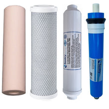 Load image into Gallery viewer, Sentry Water Filters reverse osmosis RO filter packs stage 4 replacement pack with 50gpd membrane