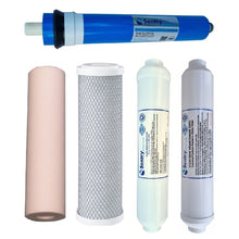 Load image into Gallery viewer, Sentry Water Filters reverse osmosis RO filter packs stage 5 replacement pack with 50gpd membrane