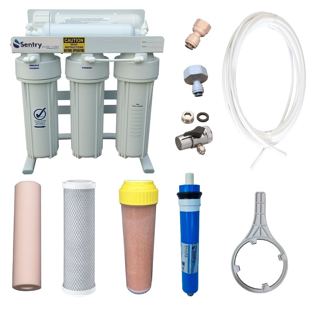 Sentry Water Filters RO reverse osmosis PROS 5 DJ complete system image