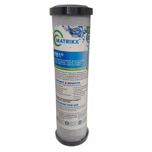 Matrikx PB1 Lead and heavy metals chloramine and carbon block filter