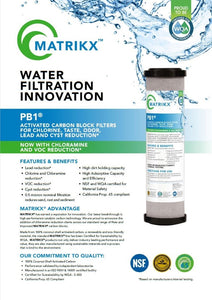 Matrikx-KX-Pb1-heavy-metals-chloramine-water-filter-sydney-nsw