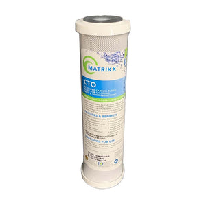 2x 10"x2.5" Water Filters | Sediment + Coconut Carbon Block Filters | Metals Fluoride
