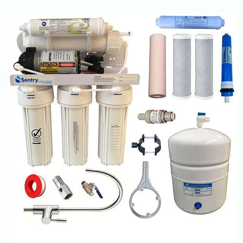 Reverse Osmosis Water Filter Purifier + Pump + RO Membrane + All Filters ROP-5-G