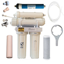 Load image into Gallery viewer, Reverse Osmosis RO Water Filter + Drinking | Camping | PRO-4 White Housing
