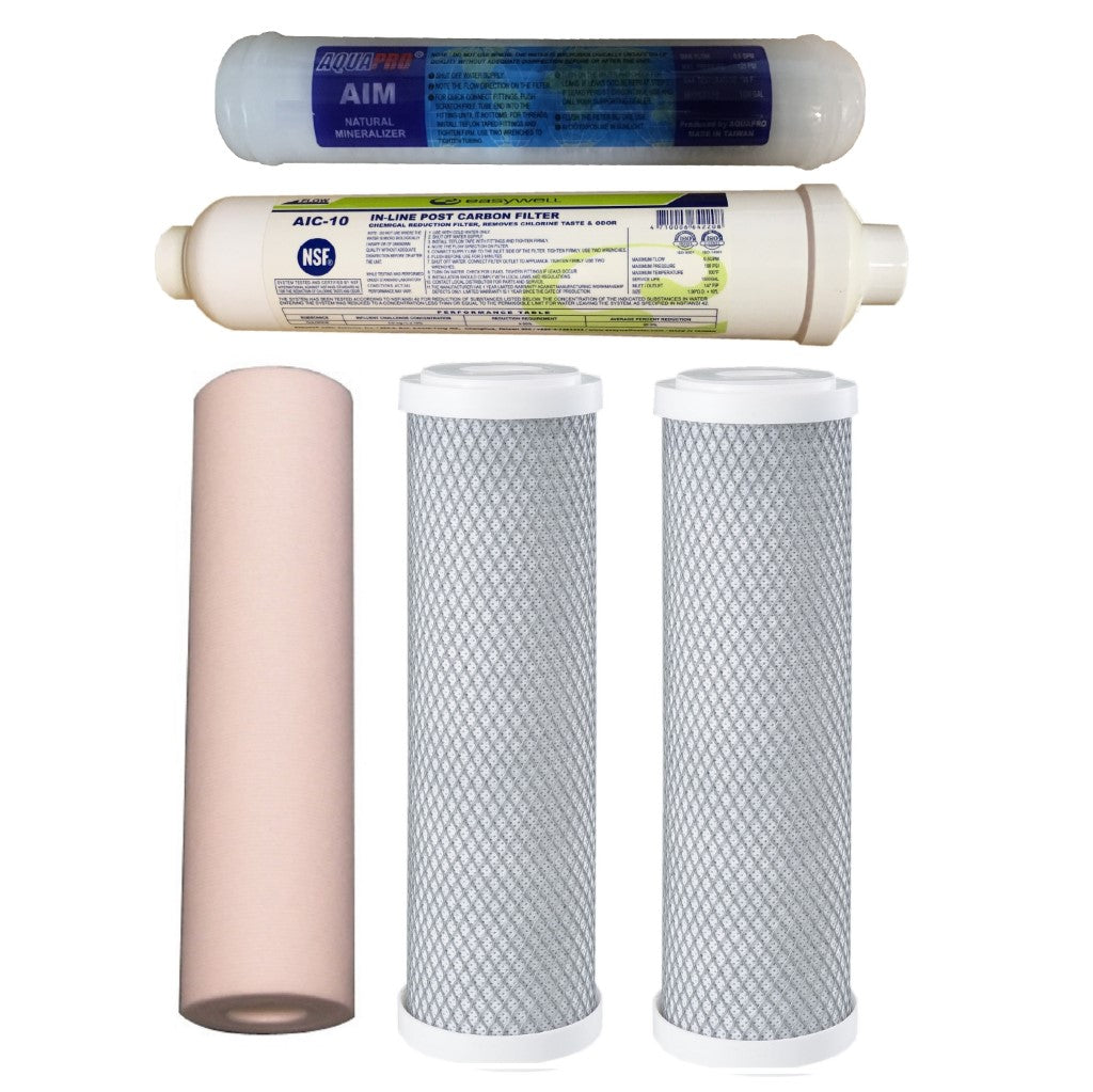5-6-7 Stage Reverse Osmosis Water Filters |  RO Filter Pack NO Membrane Element
