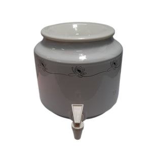 Ceramic Water Works Well | Lead Free Bottle Crock Dispenser | Can Use Filters